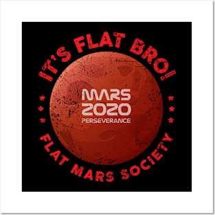 Flat Mars Society Posters and Art